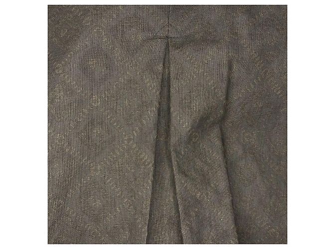Autre Marque Blusa in LINEN Yohji Yamamoto Marrone - vista 6