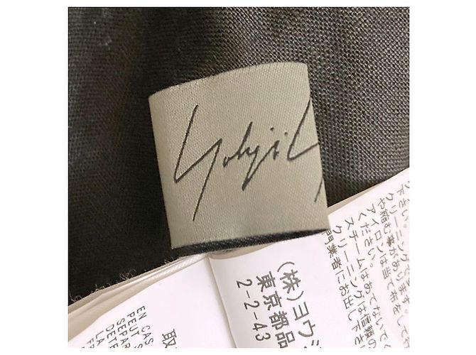 Autre Marque Blusa in LINEN Yohji Yamamoto Marrone - vista 8