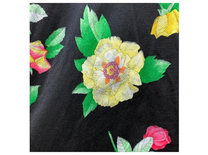Autre Marque LEONARD Cardigan mit Blumenprint Schwarz Mehrfarben - Ansicht 16