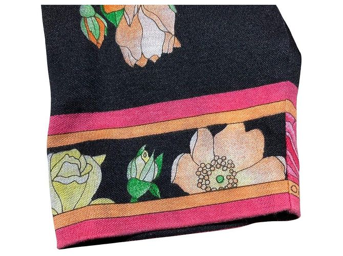 Autre Marque LEONARD Cardigan mit Blumenprint Schwarz Mehrfarben - Ansicht 8