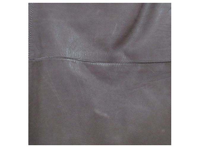 Rick Owens Hun Coat Leather Coat Marrone - vista 13