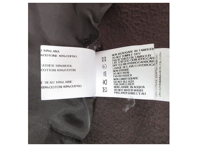 Rick Owens Hun Coat Leather Coat Marrone - vista 9