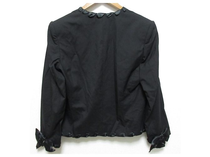 Autre Marque Veste sans col Ingeborg Noir - vue 2