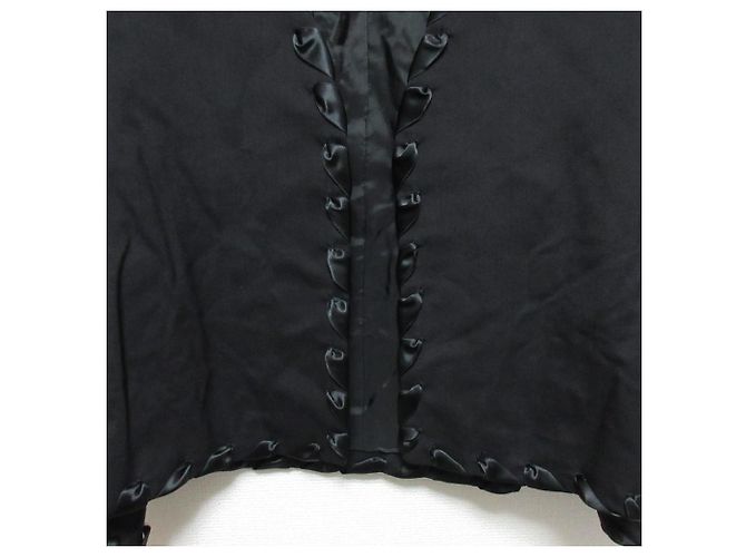 Autre Marque Veste sans col Ingeborg Noir - vue 6