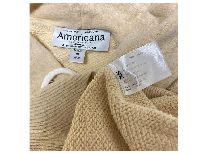 Autre Marque Sudadera con capucha AMERICANA Pullover Beige - vista 4