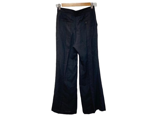 Autre Marque AKIRANAKA EX COMBI SHEER Flare Pants Schwarz - Ansicht 2