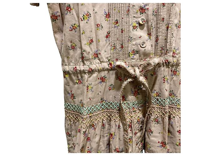 Autre Marque Langes Kleid mit Blumenprint Wonderful World Pink - Ansicht 4