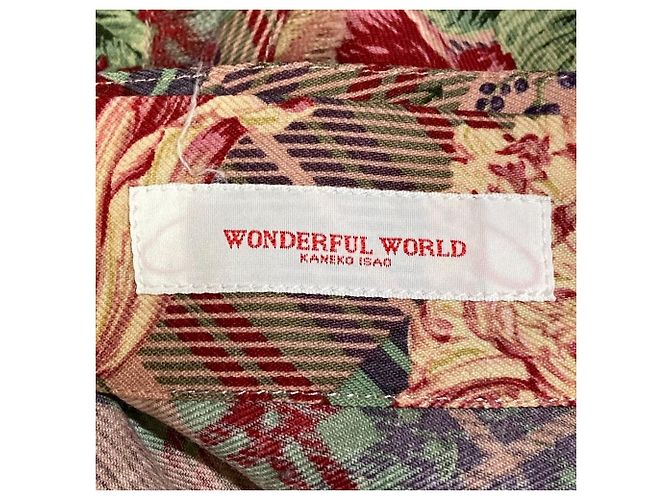 Autre Marque Falda plisada de cuadros con estampado Flower Wonderful World Rosa - vista 6