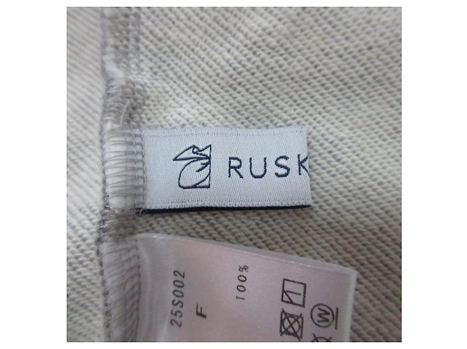 Autre Marque RUSKA VAUNI Cropped Hoodie Sweatshirt Braun - Ansicht 7