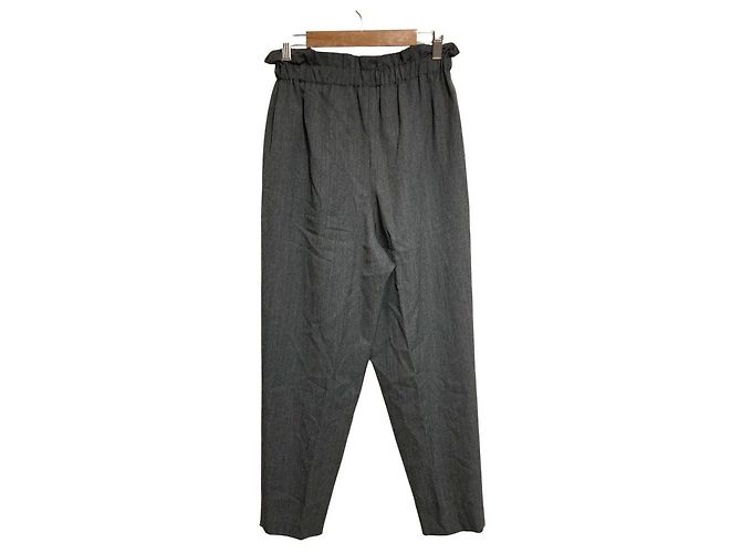Autre Marque ENFOLD Pantaloni tapered a vita alta Marrone - vista 2