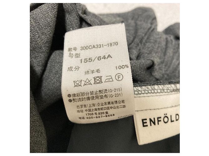 Autre Marque ENFOLD Pantaloni tapered a vita alta Marrone - vista 5