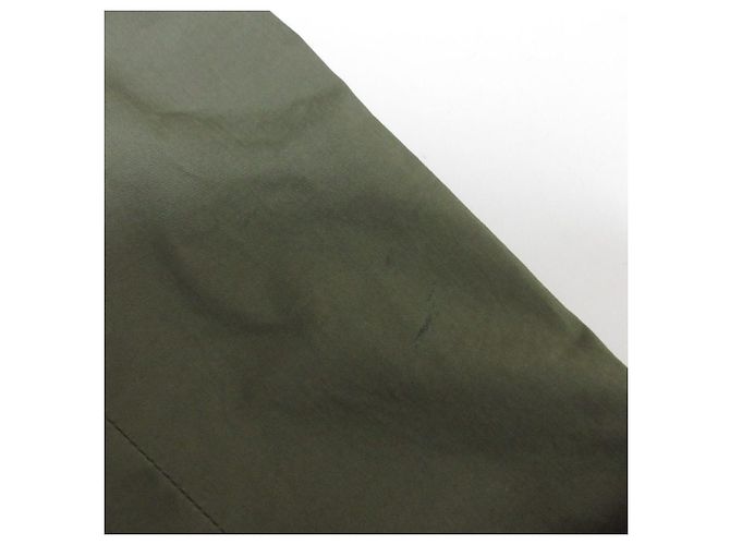 Trench Coat Corto Coach Verde Caqui - vista 15