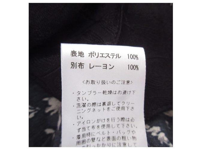 Autre Marque WHYTO. Kleid mit Blumenprint Schwarz - Ansicht 5