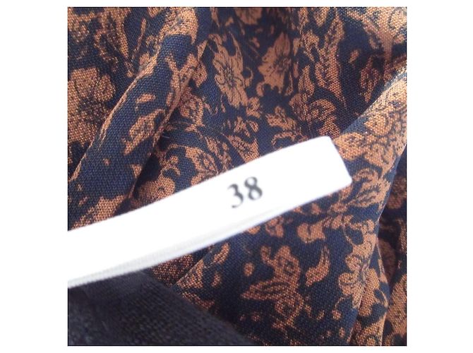 Autre Marque WHYTO. Kleid mit Blumenprint Braun - Ansicht 10