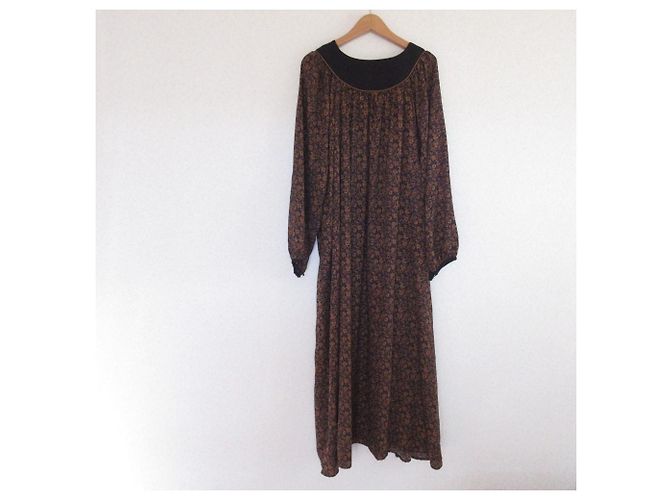 Autre Marque WHYTO. Kleid mit Blumenprint Braun - Ansicht 2