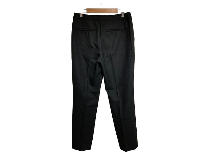 Autre Marque Pantaloni affusellati in twill elasticizzato M-premier Nero - vista 2