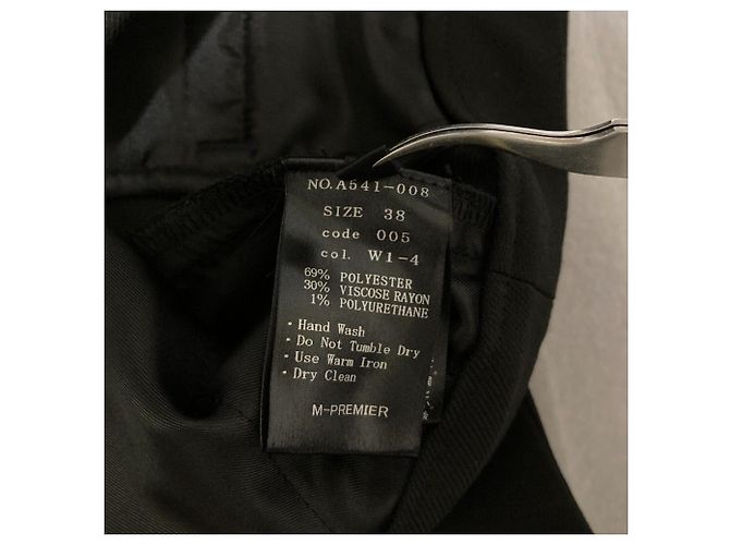 Autre Marque Pantaloni affusellati in twill elasticizzato M-premier Nero - vista 5