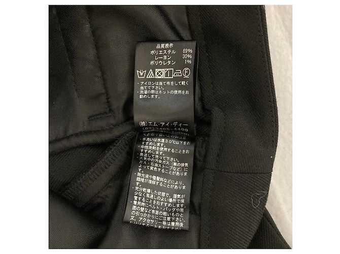 Autre Marque Pantaloni affusellati in twill elasticizzato M-premier Nero - vista 6