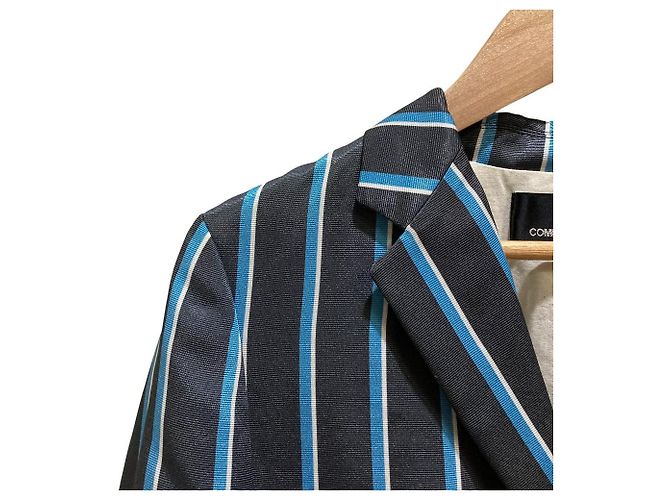 Autre Marque tricot COMME des GARCONS Stripe Jacket Blue Navy blue - view 2