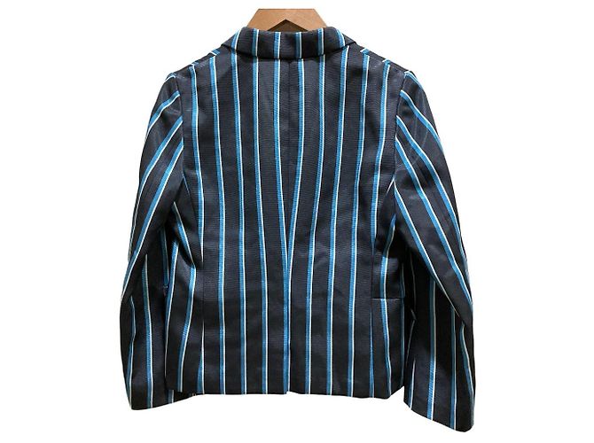 Autre Marque tricot COMME des GARCONS Stripe Jacket Blue Navy blue - view 4