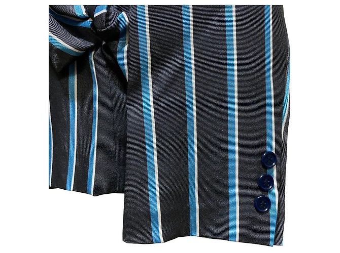 Autre Marque tricot COMME des GARCONS Stripe Jacket Blue Navy blue - view 5