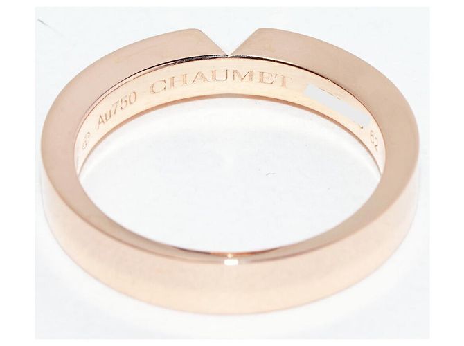 Chaumet Joséphine Triomphe de Chaumet Au750 Pink Gold Diamantring Größe 21 - Ansicht 4