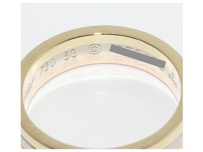 Cartier Louis Cartier Vendome Au750 Ring Größe 53 Golden - Ansicht 4
