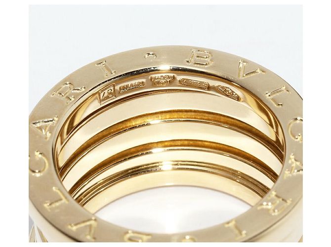 Bulgari Anello Bvlgari B.zero1 Au750 4 Band Misura 48 D'oro - vista 4
