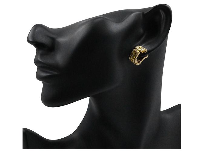 Orecchini Cartier Maillon Panthère Au750 Diamond D'oro - vista 2