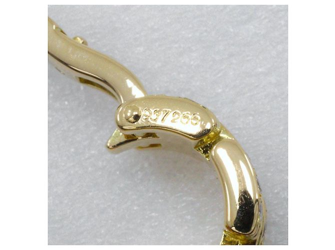 Orecchini Cartier Maillon Panthère Au750 Diamond D'oro - vista 8