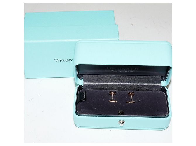 Orecchini Tiffany & Co. Fleur de Lis Key Au750 Diamanti Rosa - vista 3