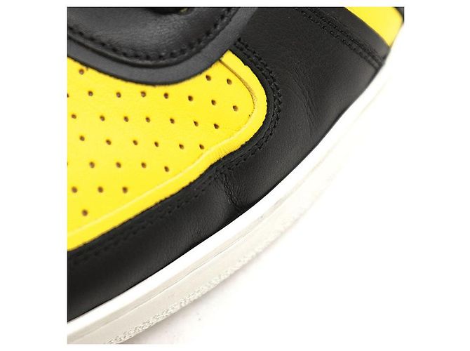 Céline Celine CT-01 Leather Sneaker Black Yellow - view 11