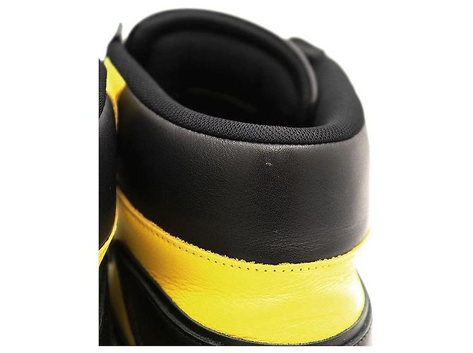 Céline Celine CT-01 Leather Sneaker Black Yellow - view 14