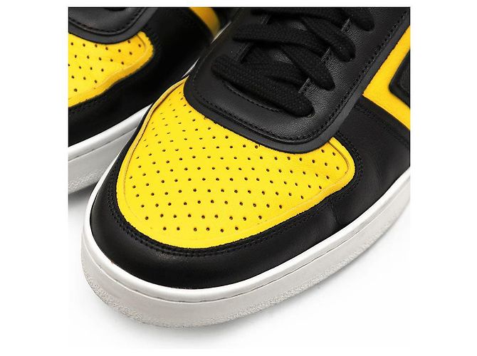 Céline Celine CT-01 Leather Sneaker Black Yellow - view 2