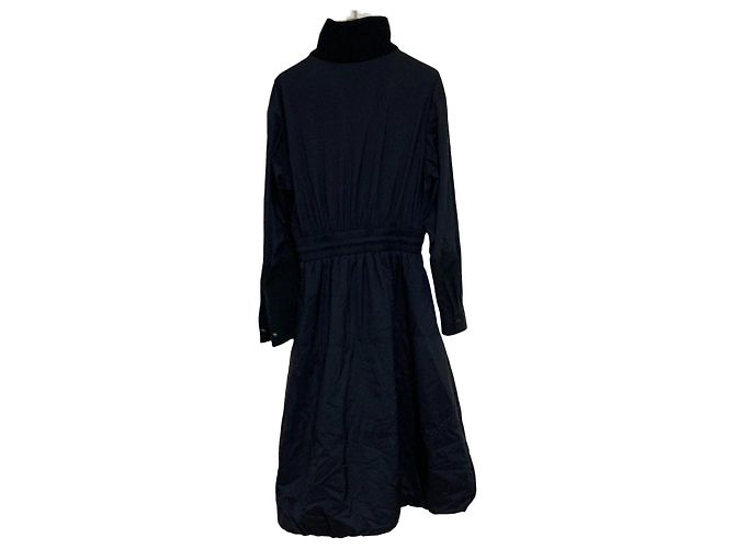 Moncler ABITO Nylon Down Dress Nero - vista 2
