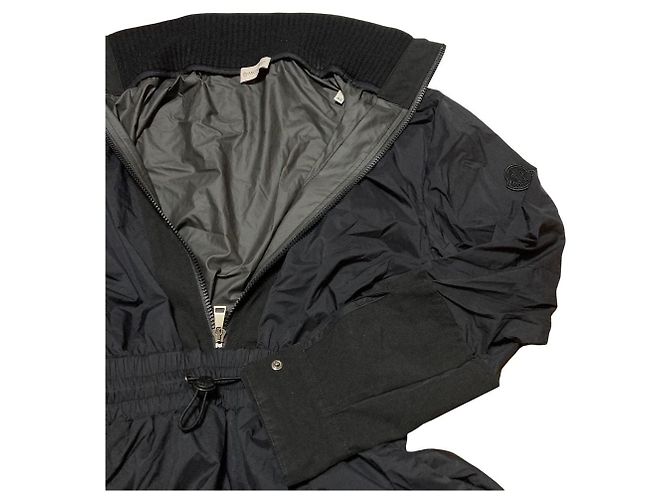 Moncler ABITO Nylon Down Dress Nero - vista 3