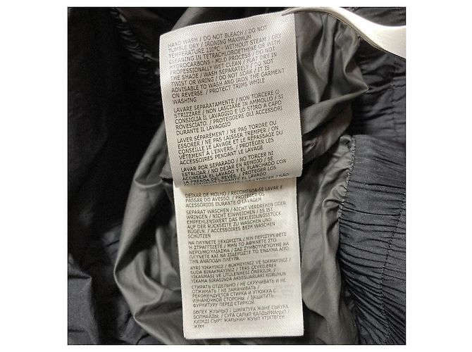 Moncler ABITO Nylon Down Dress Nero - vista 7
