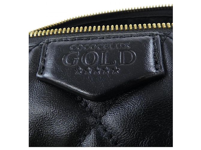 Autre Marque COCOCELUX GOLD Lederhandtasche Schwarz - Ansicht 5