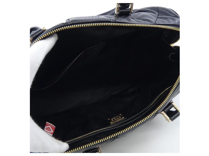 Autre Marque COCOCELUX GOLD Lederhandtasche Schwarz - Ansicht 6