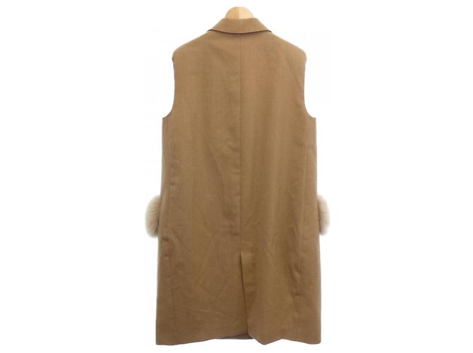 Autre Marque Drawer Langer Gilet Braun - Ansicht 2