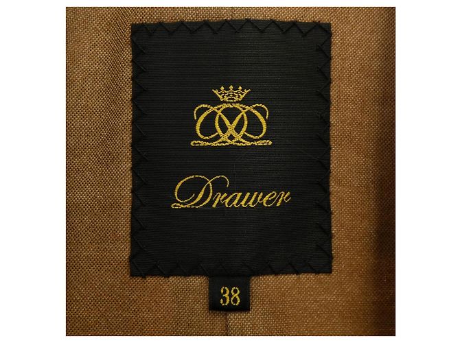 Autre Marque Drawer Langer Gilet Braun - Ansicht 4