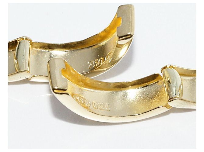 Autre Marque Orecchini Ichimatsu Pattern Au750 D'oro - vista 4