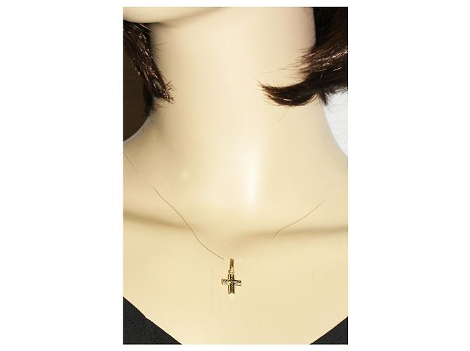 Autre Marque Pendente Croce Au750 D'oro - vista 2