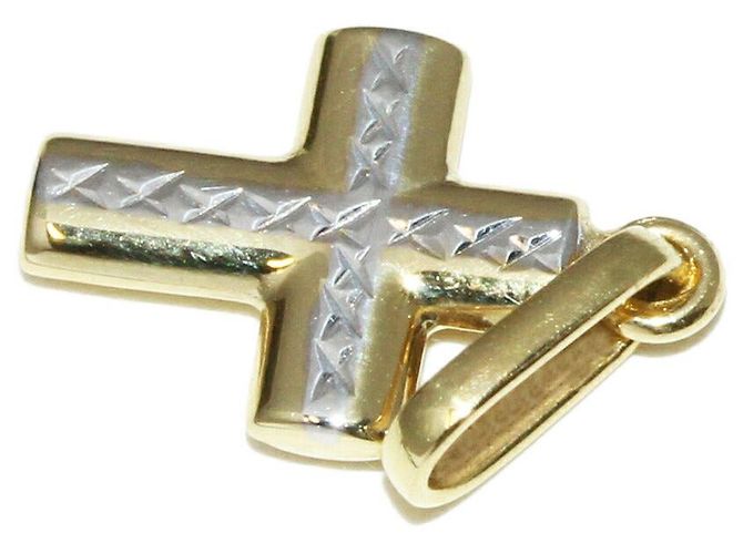 Autre Marque Pendente Croce Au750 D'oro - vista 4