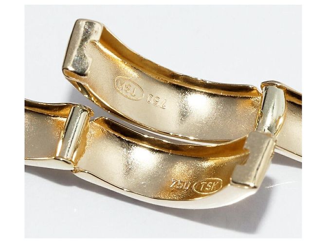 Autre Marque LuxUness Au750 Ohrringe Gold Golden - Ansicht 4