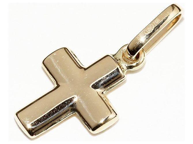 Autre Marque Pendente Croce LuxUness in Oro Au750 D'oro - vista 4