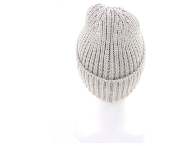 Louis Vuitton LV Birds Beanie aus Wolle Braun Grau Gelb - Ansicht 4