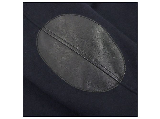 COACH Chester Wool Lamb Leather Coat Blue Navy blue - view 5