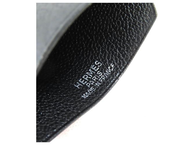 Collar de cuero Hermès Clochette Negro - vista 6