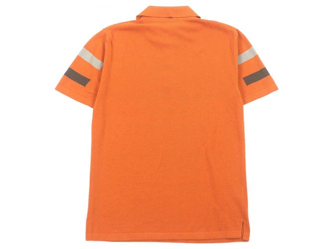 Polo Hermès in cotone XS Arancione - vista 3